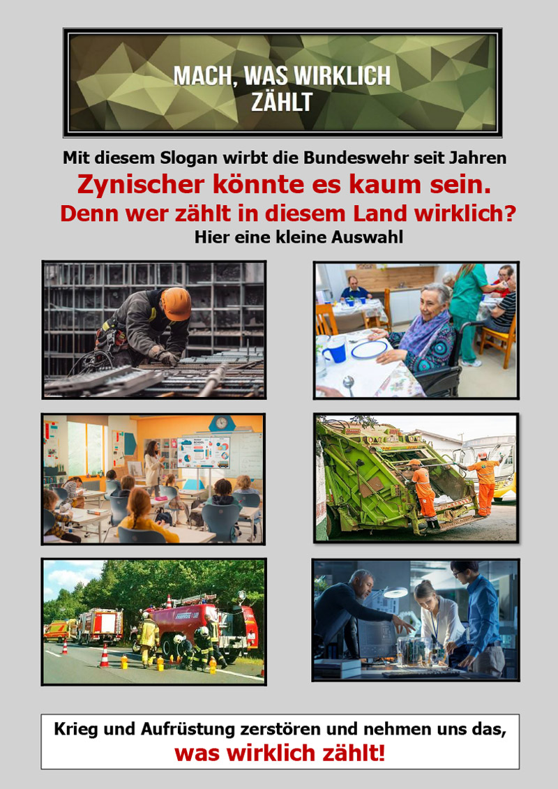 Mahnwache Detmold – Mach was wirklich zählt