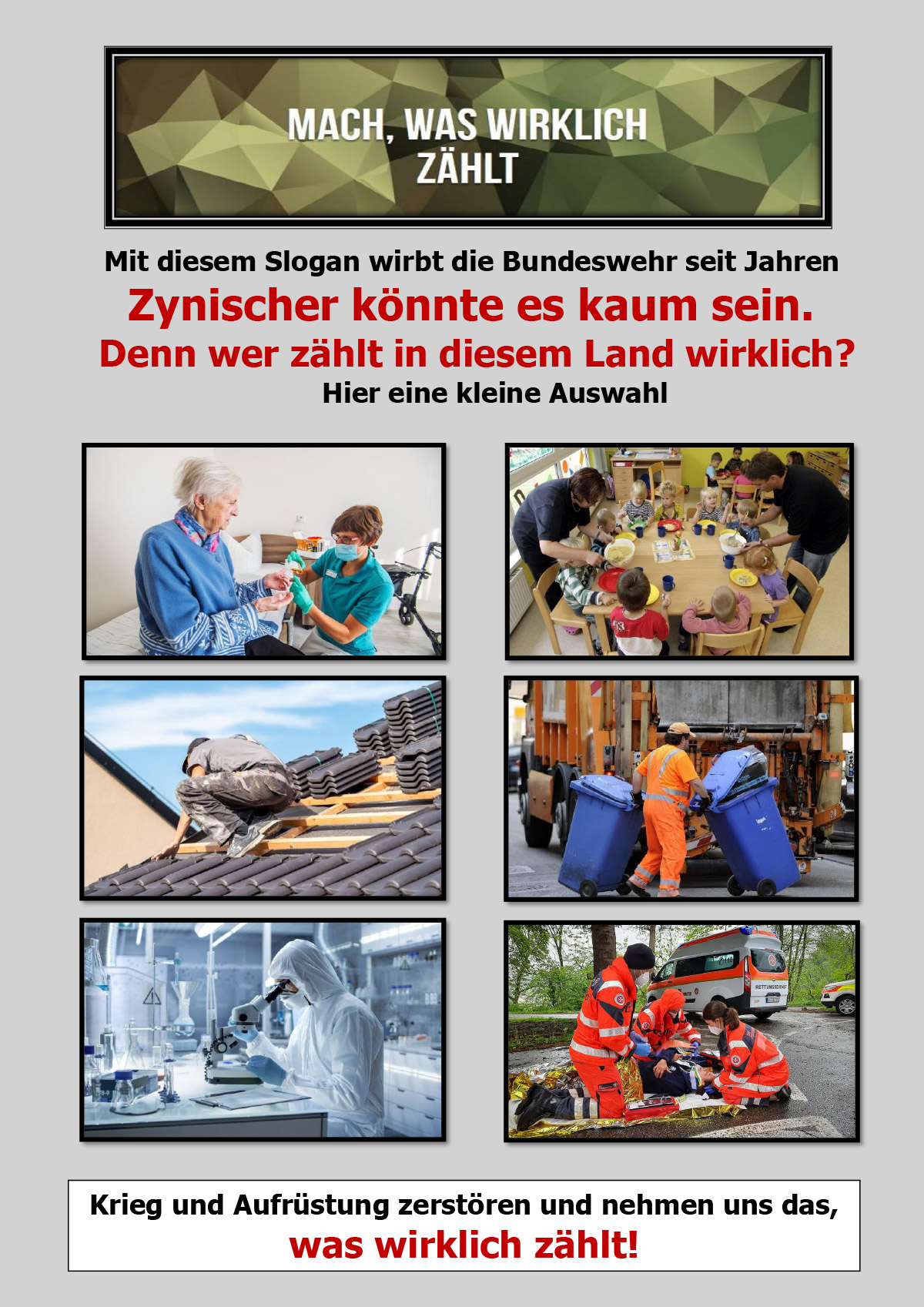 Mach, was wirklich zählt