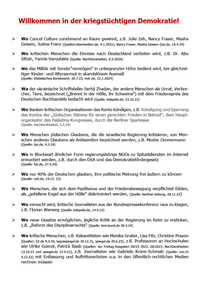 Willkommen in der kriegstüchtigen Demokratie